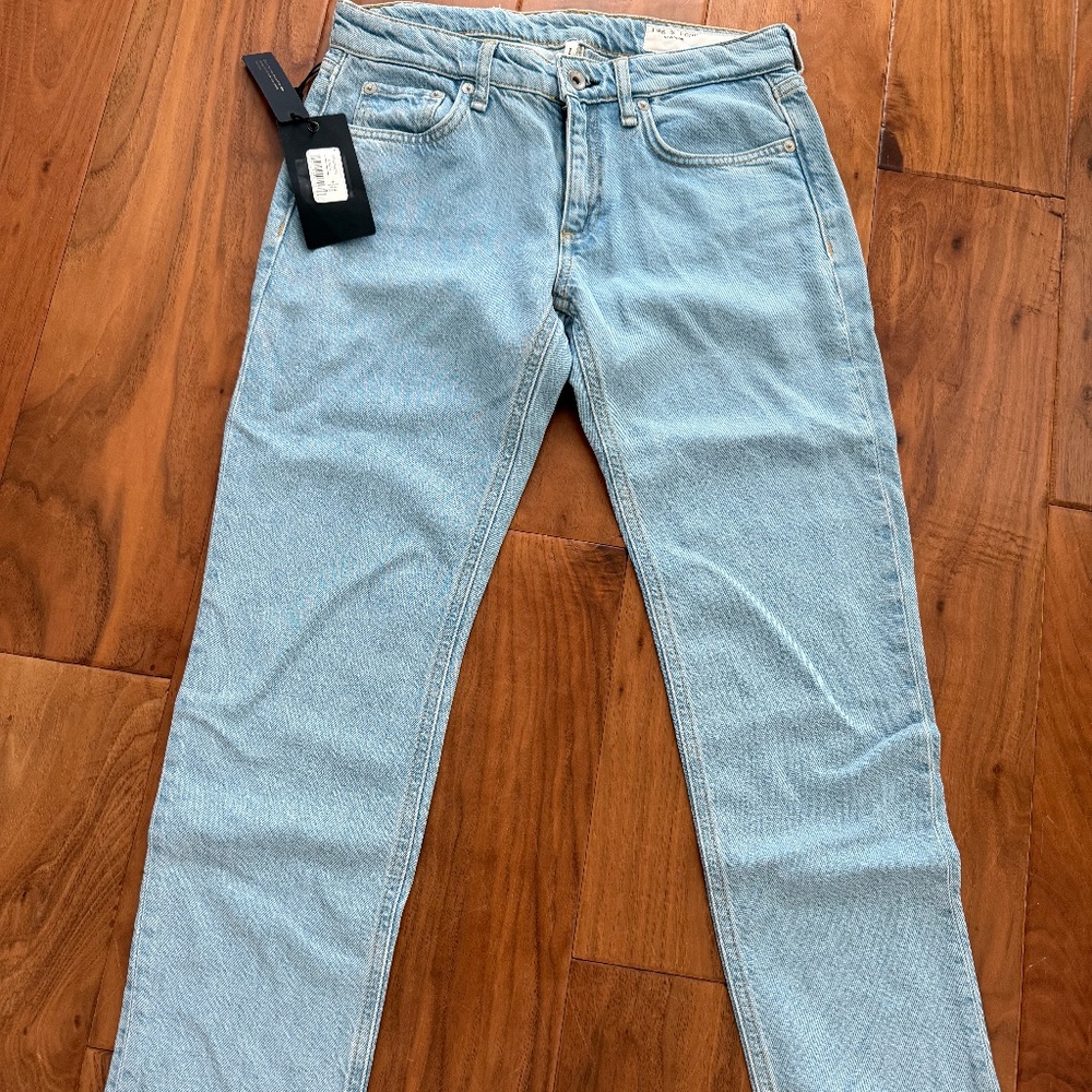 Rag&Bone featherweight denim jeans, Blossom color 24